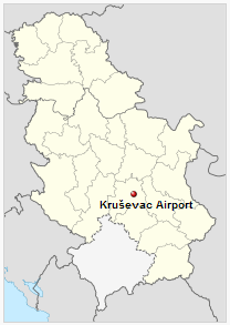 Kruševac Airport is located in Serbia