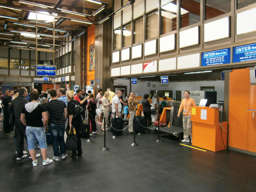 Main terminal interior