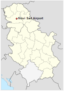 Novi Sad Airport is located in Serbia