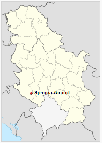 Sjenica Airport is located in Serbia