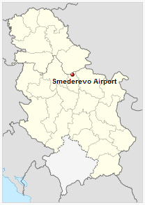 Smederevo Airport is located in Serbia