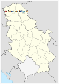 Sombor Airport is located in Serbia