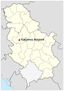 Valjevo Airport is located in Serbia