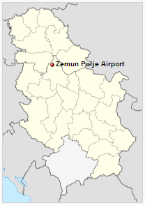 Zemun Polje Airport is located in Serbia