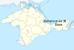 Baherove Air Base is located in Crimea