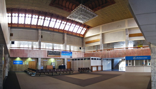 Interior of the airport