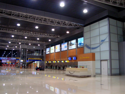 Interior of the new terminal