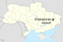 Kramatorsk Airport is located in Ukraine