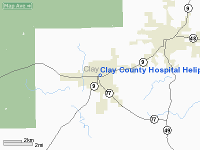 Clay County Hospital Heliport