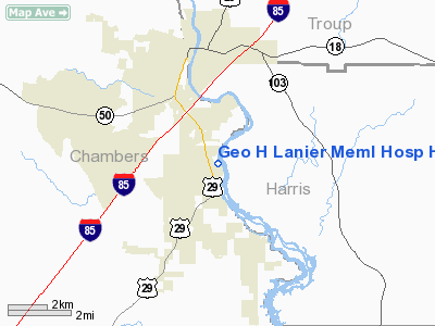 Geo H Lanier Memorial Hospital Heliport picture