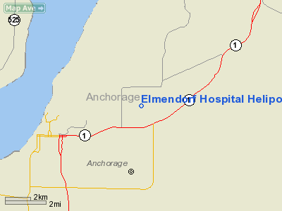 Elmendorf Hospital Heliport 