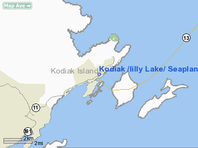Kodiak (Lilly Lake) Seaplane Base 