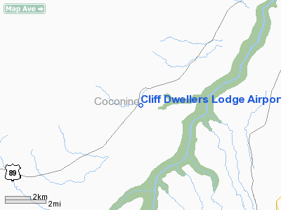 Cliff Dwellers Lodge Airport