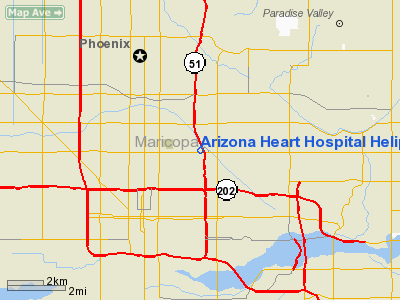 Arizona Heart Hospital Heliport 