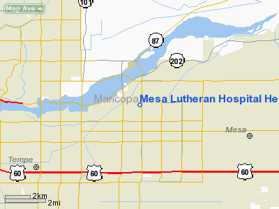 Mesa Lutheran Hospital Heliport