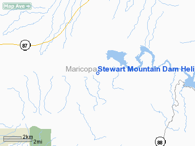 Stewart Mountain Dam Heliport