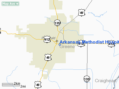 Arkansas Methodist Hospital Heliport 