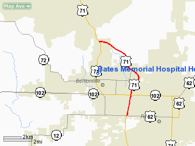 Bates Memorial Hospital Heliport