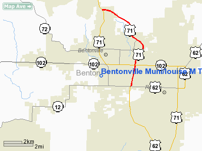 Bentonville Municipal louise M Thaden Field Airport