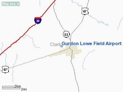 Gurdon Lowe Field Airport