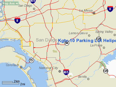 Kgtv-10 Parking Lot Heliport picture