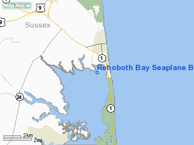 Rehoboth Bay Nautical Chart