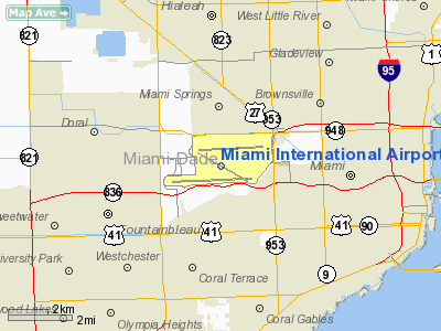 Miami Airport Location
