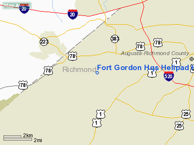 Fort Gordon Hqs Helipad Heliport picture