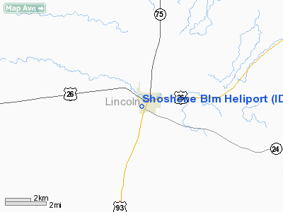 Shoshone Bureau Of Land Management Heliport picture