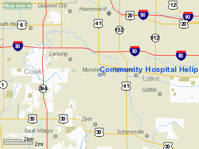 Community Hospital Lake Heliport picture