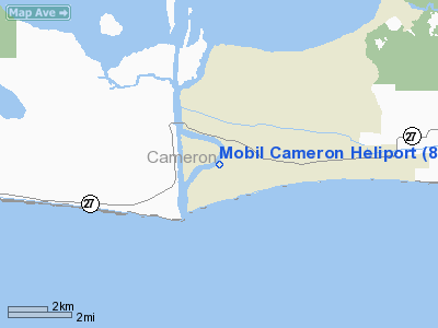 Mobil Cameron Heliport picture