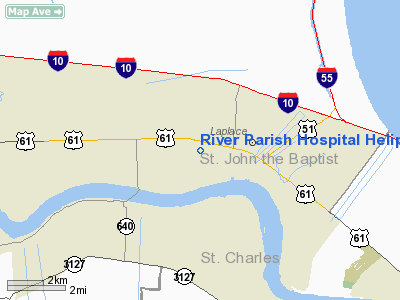 River Parish Hospital Heliport picture