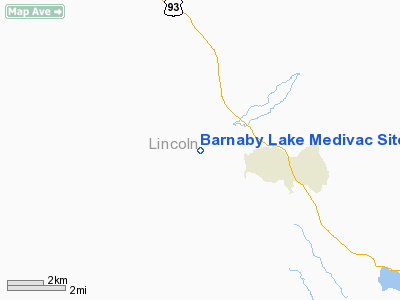 Barnaby Lake Medivac Site Heliport picture