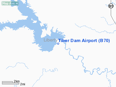 Tiber Dam Airport picture