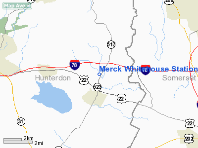 Merck Whitehouse Station Heliport picture