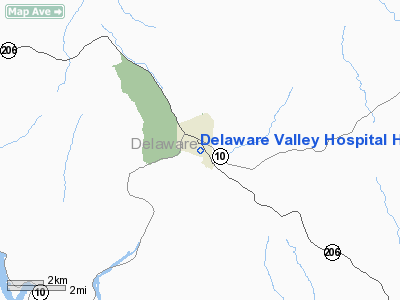 Delaware Valley Hospital Heliport picture