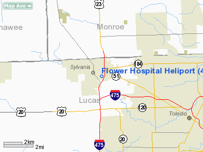 Flower Hospital Heliport picture