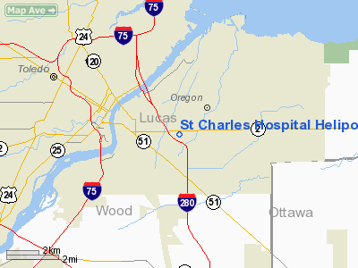 St Charles Hospital Heliport picture