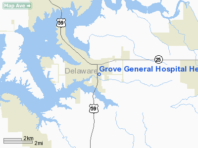 Grove General Hospital Heliport picture