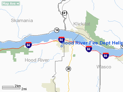 Hood River Fire Dept Heliport picture