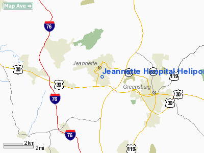 Jeannette Hospital Heliport picture