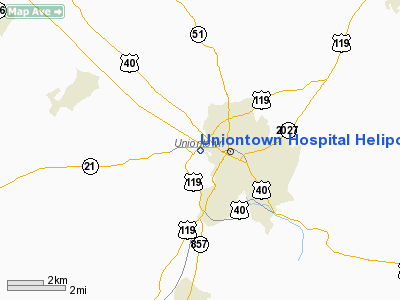 Uniontown Hospital Heliport picture