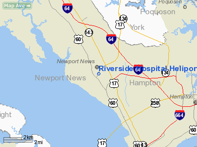Riverside Hospital Heliport picture