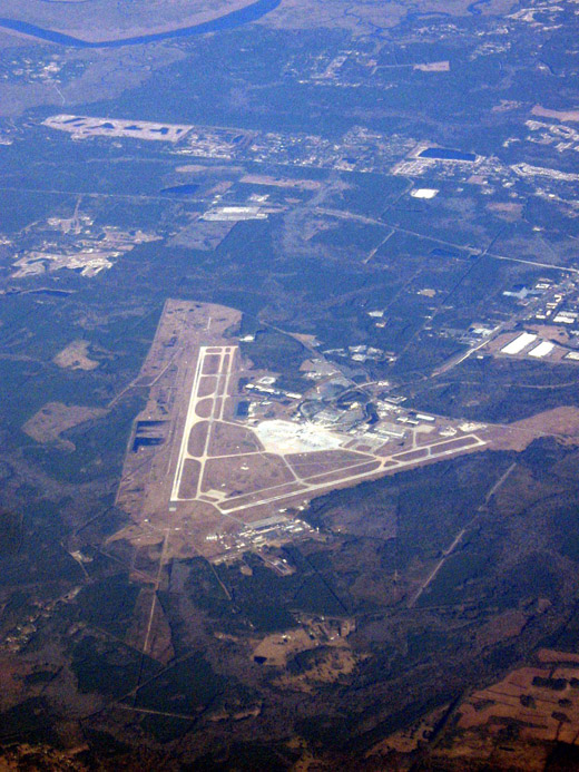 
Jacksonville International Airport viewed from the west