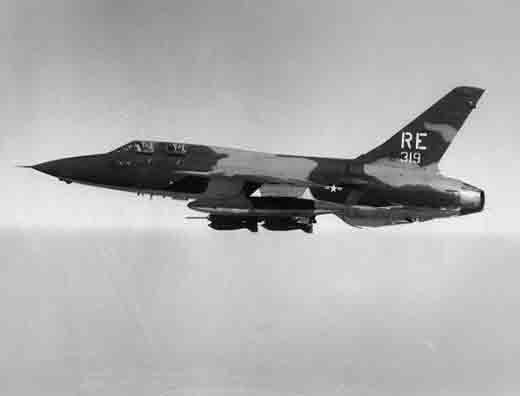 
4th TFW F-105Ds at Takhli in 1965