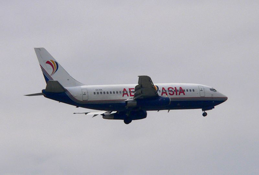 
An Aero Asia B737-200 on finals