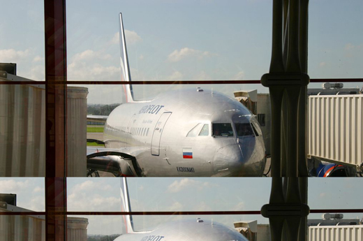 
Aeroflot aircraft at Terminal 3