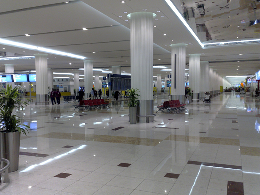 Terminal 1 View from Dubai Metro