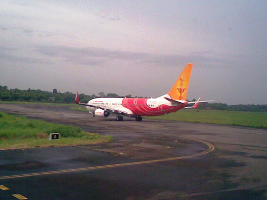 
Check-in counters at Cochin International Airport