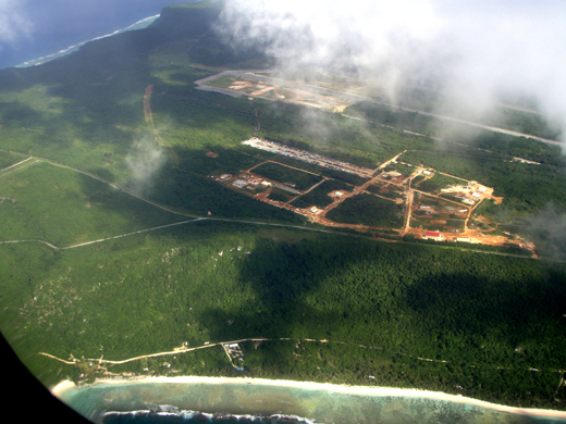 
Aerial view of Northwest Field at Andersen Air Force Base